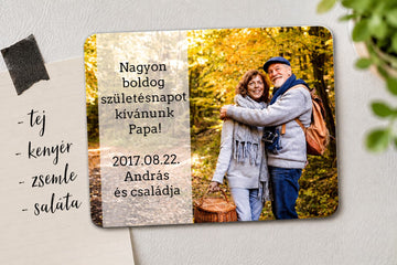 Fényképes hűtőmágnes – egyedi emlékek, amelyek mindig szem előtt vannak