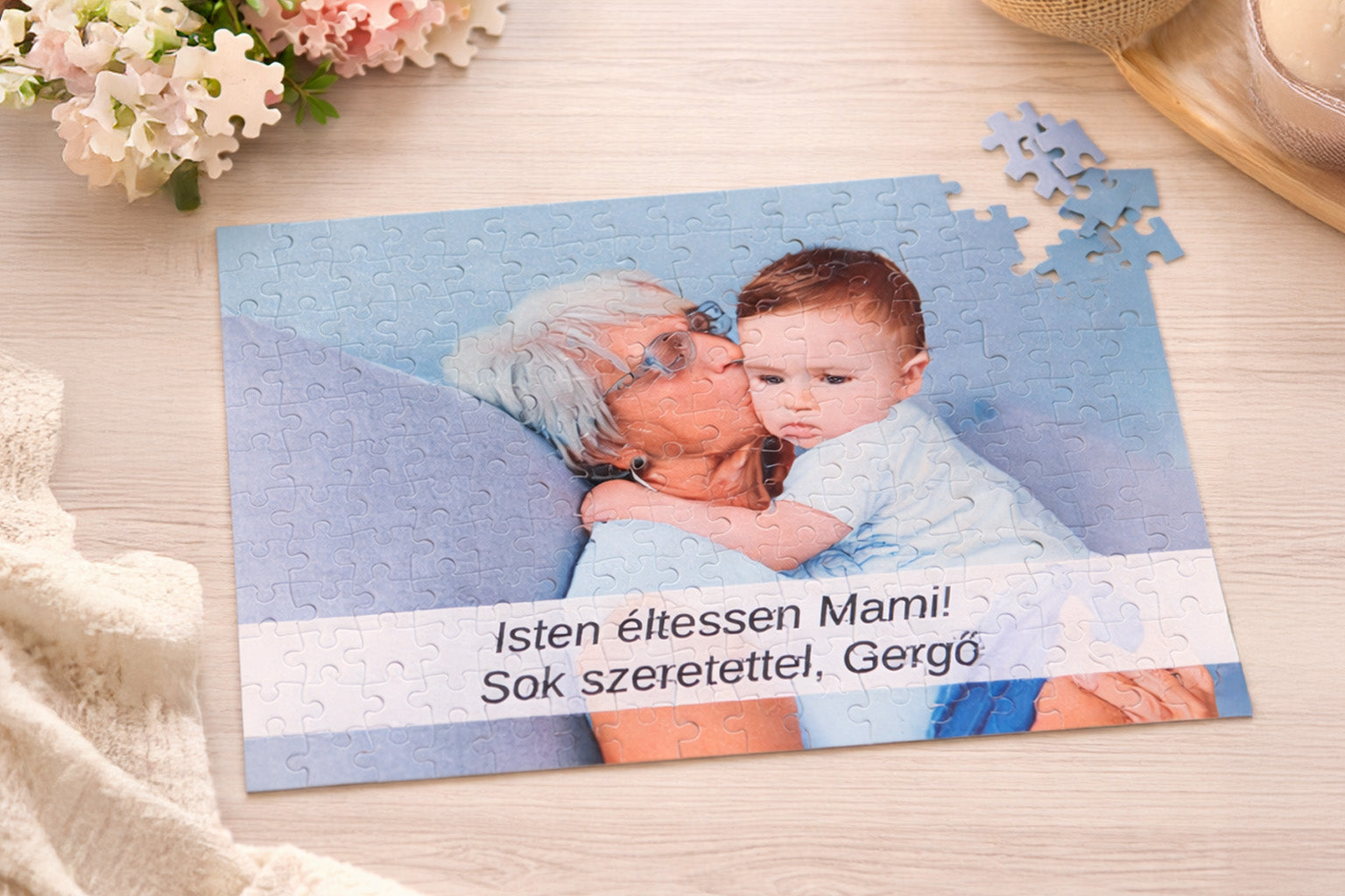 Egyedi fényképes kirakók