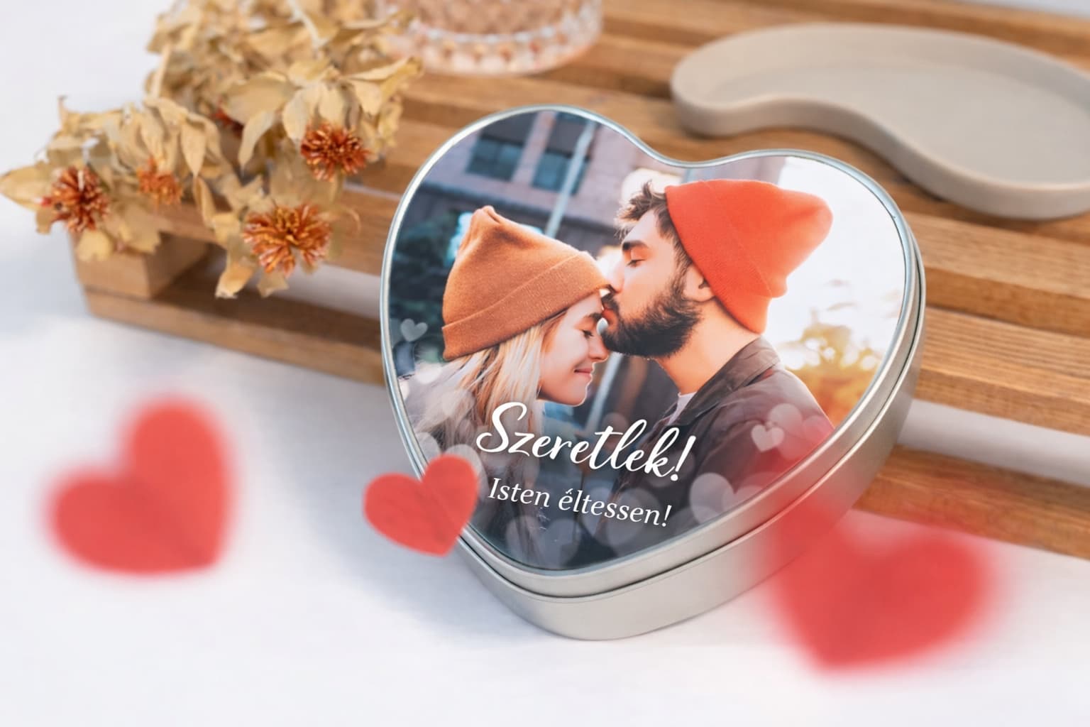 Egyedi fényképes fémdobozok