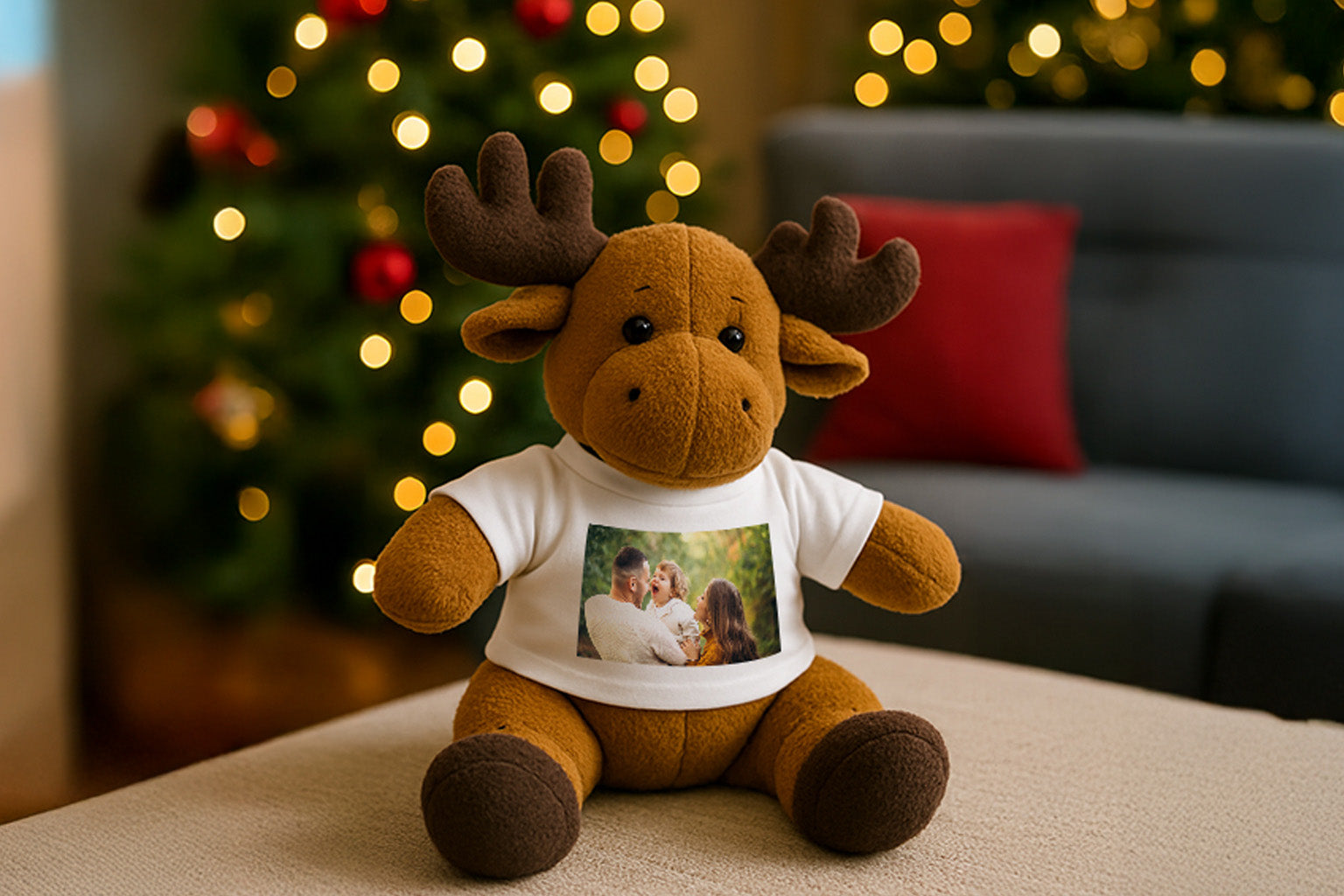 Egyedi fényképes plüssigurák