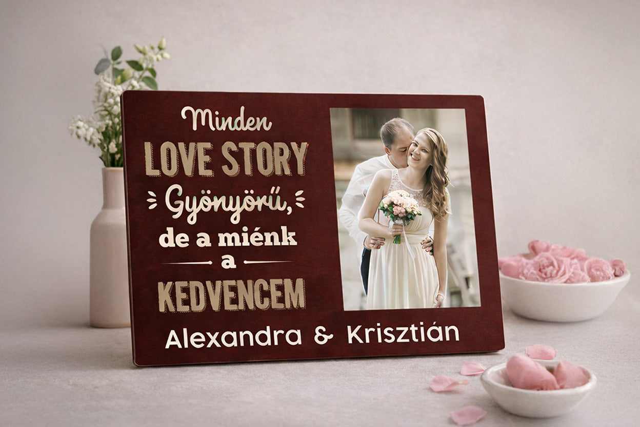 Egyedi fényképes ajándéktárgyak Valentin-napra