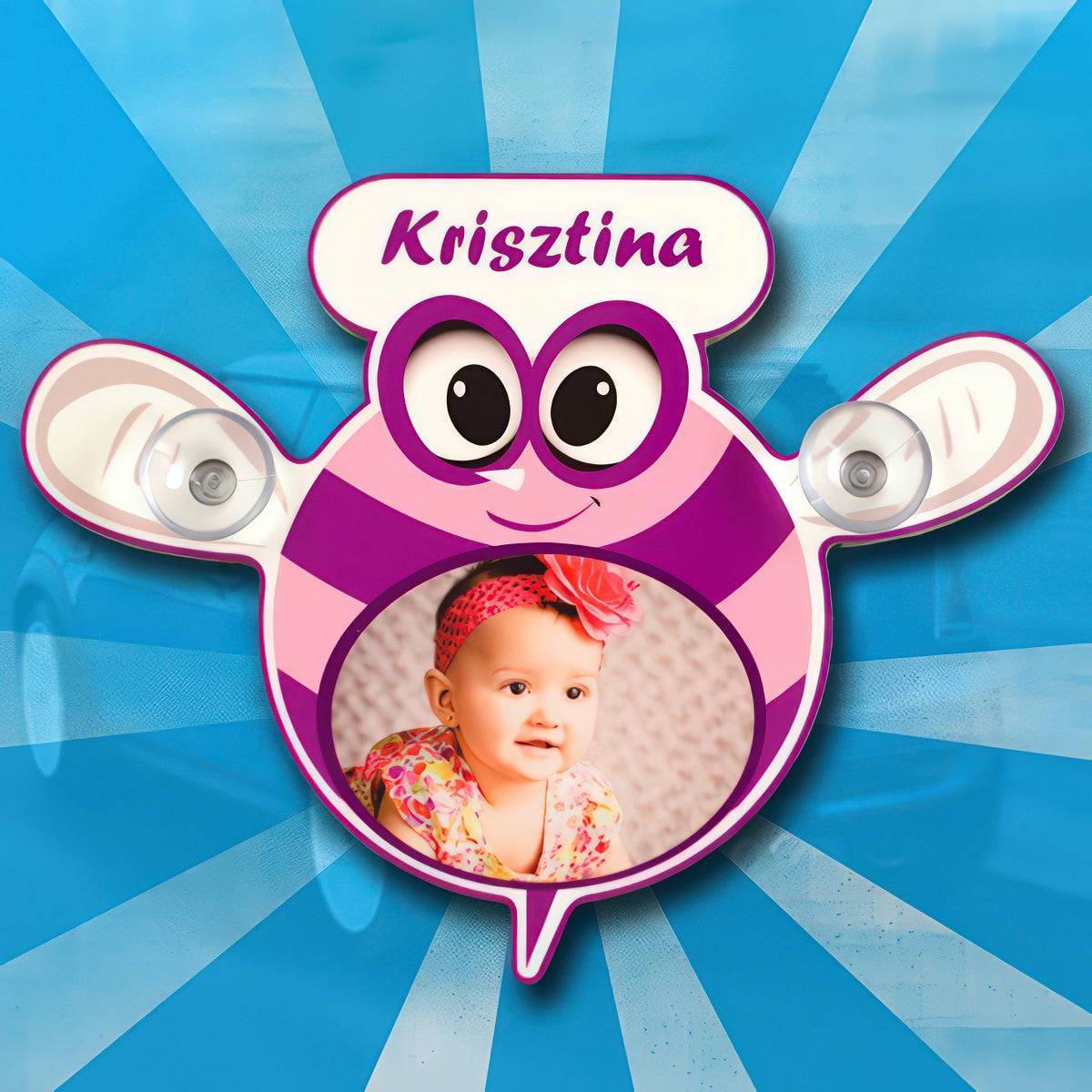 Baby on board tábla - rózsaszín