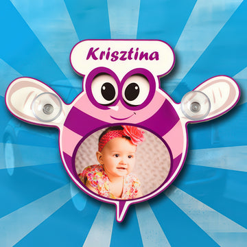 Baby on board tábla - rózsaszín