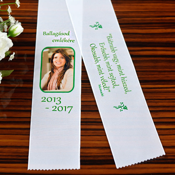 Fényképes ballagási szalag