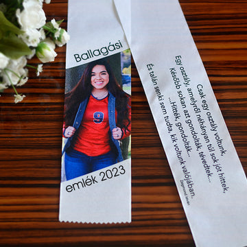 Fényképes ballagási szalag