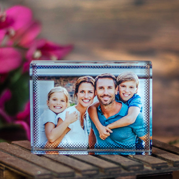 Fotókristály 8x6cm, fekvő