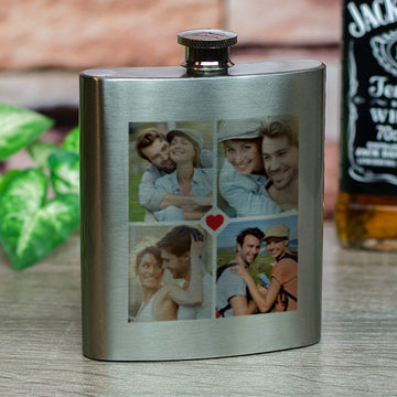 Fényképes flaska 4 képpel