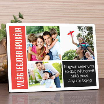 Világ legjobb apukája fotópanel