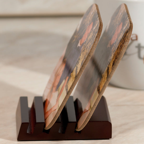 Poháralátét tartó