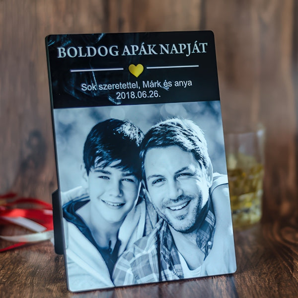 Fényképes Apák napi fotópanel