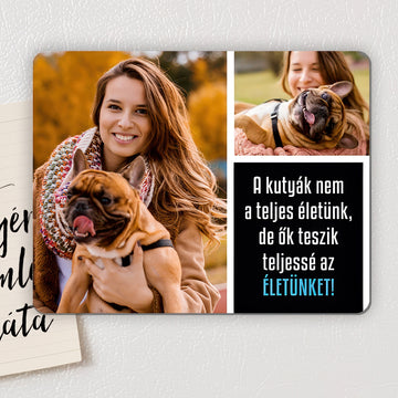 Fényképes hűtőmágnes kutyabarátoknak