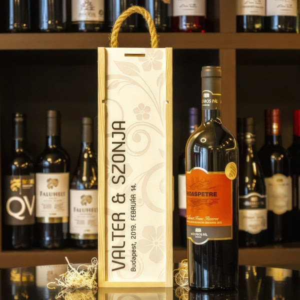 Egyedi borosüvegdoboz