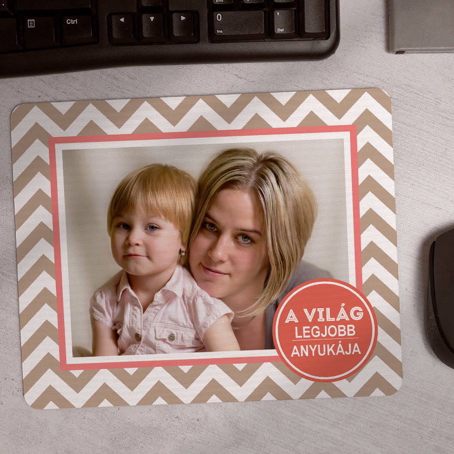 A legjobb anyának - fényképes egérpad