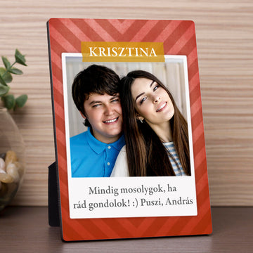 Fényképes piros fotópanel