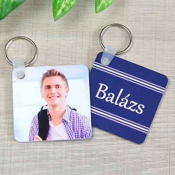 Fényképes kulcstartó