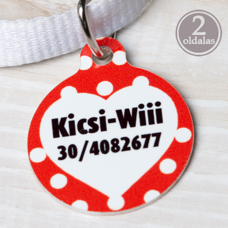 Fényképes kör alakú biléta