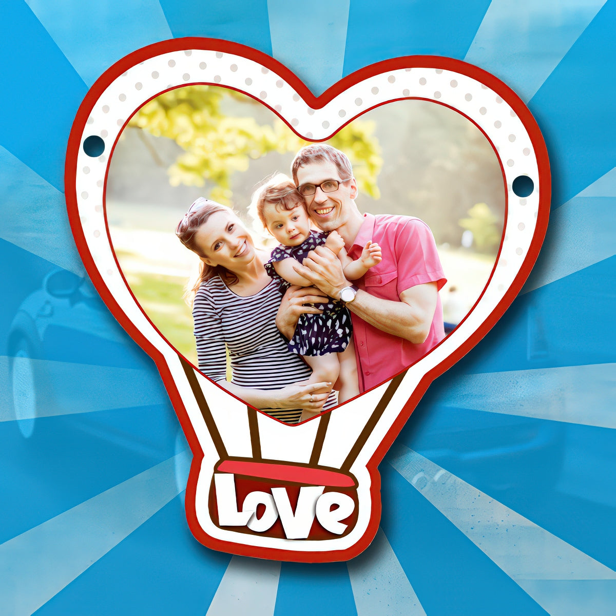 Fényképes baby on board tábla