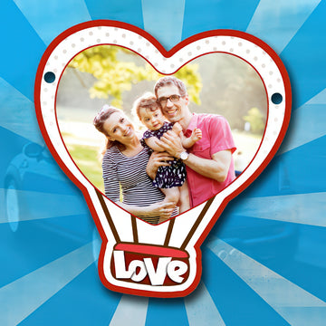 Fényképes baby on board tábla