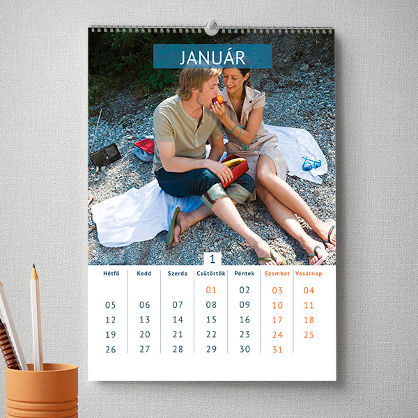 Fényképes falinaptár