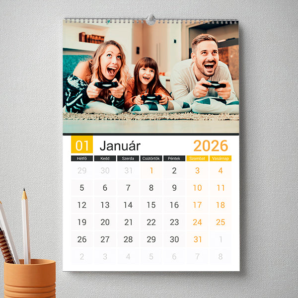 Fényképes falinaptár