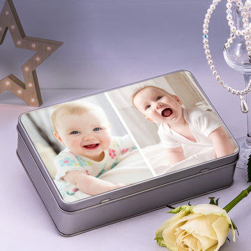 Fényképes fémdoboz 2 fotóval