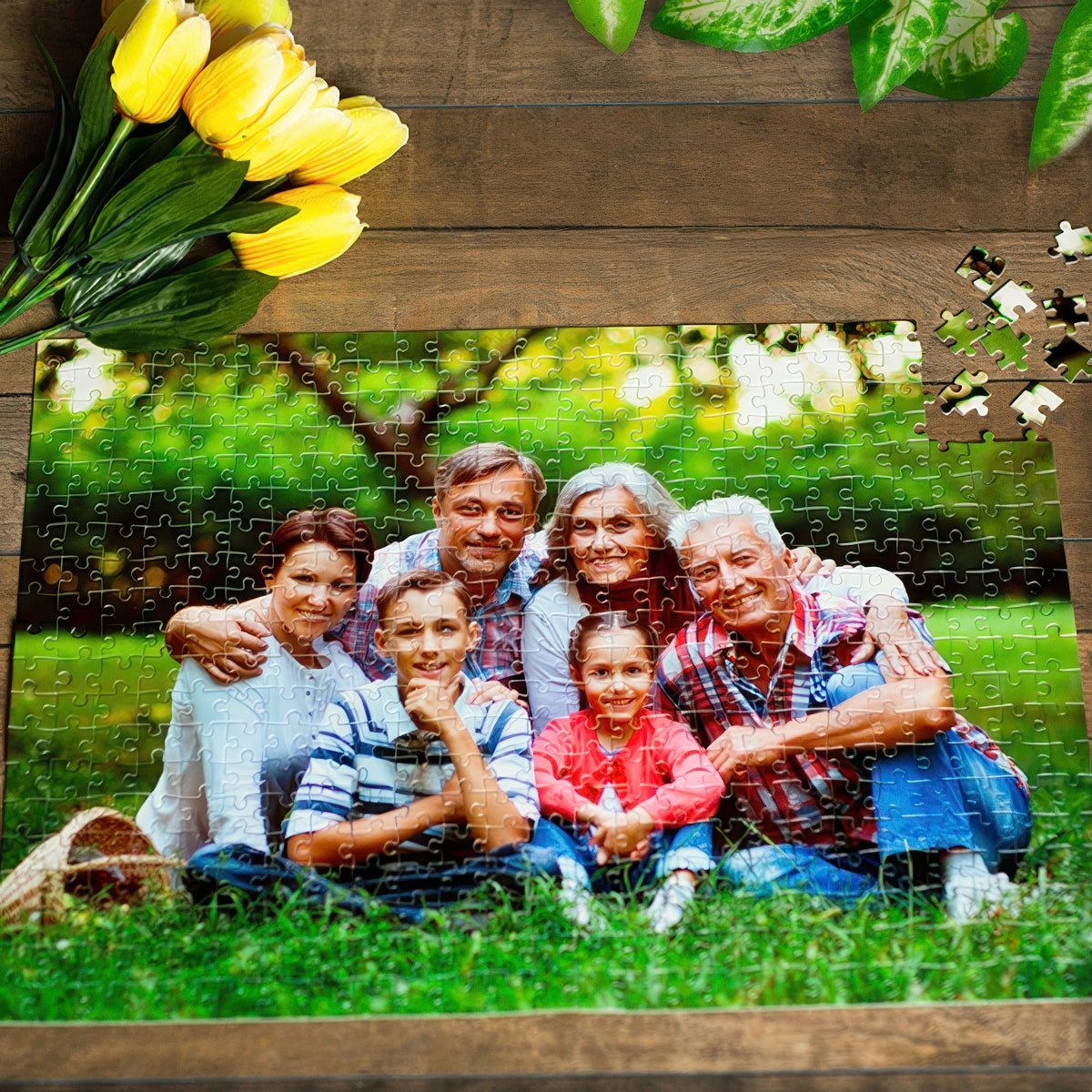 Fényképes puzzle - fekvő, 500db