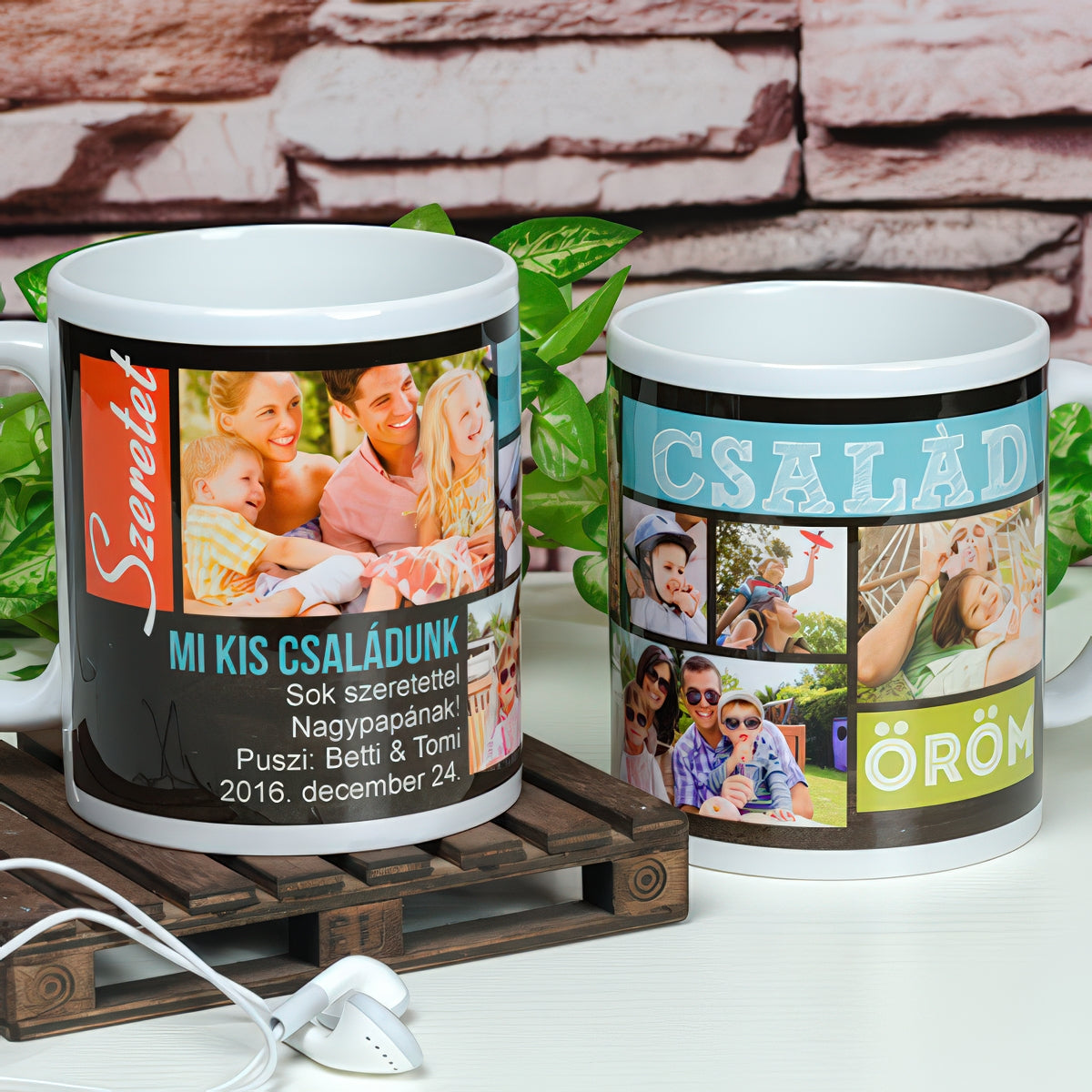 Fényképes bögre 5 képpel