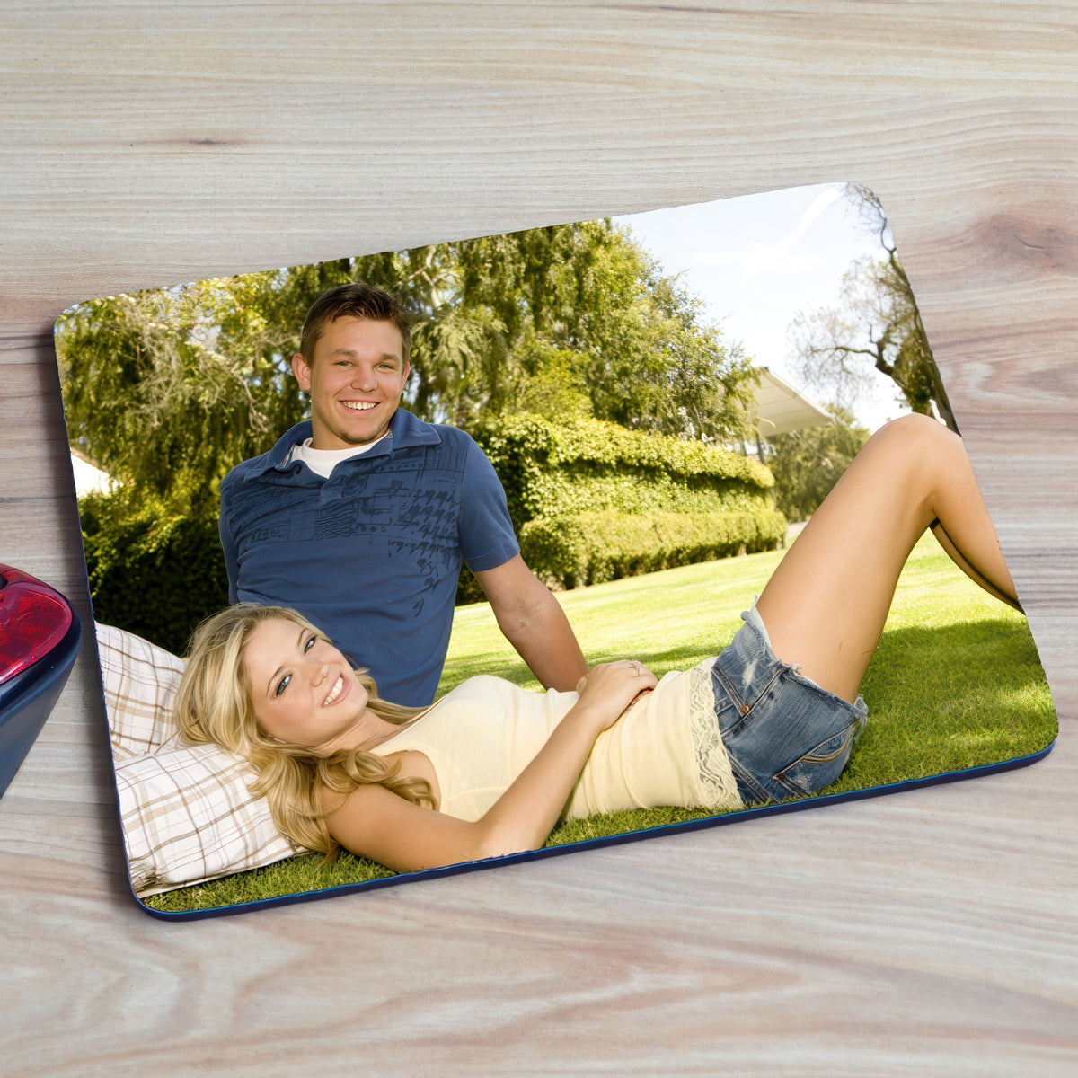 Egyedi fényképes egérpad 1 szabadon cserélhető fotóval, akár céges ajándéknak is saját logóval vagy képpel