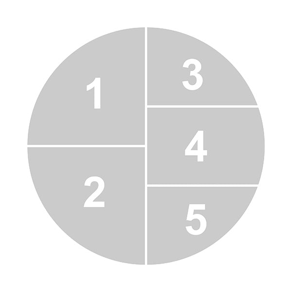 Fényképes falióra 5 képpel