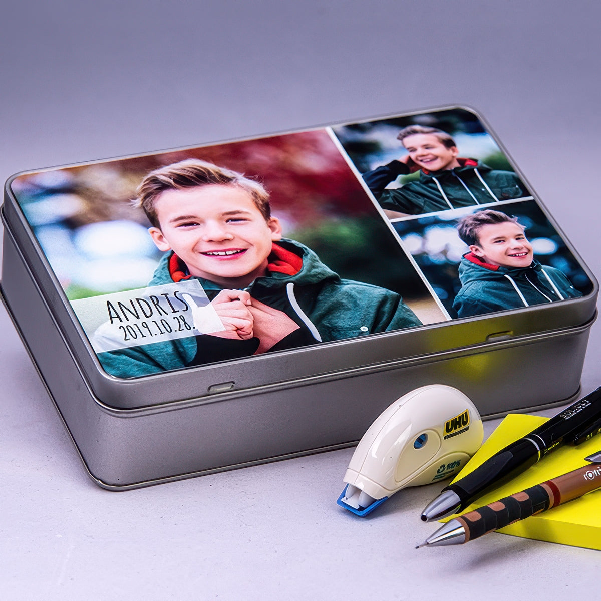 Egyedi fémdoboz 3 fotóval