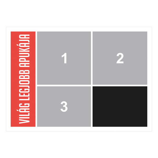 Világ legjobb apukája fotópanel