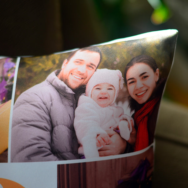 Egyedi fényképes kispárna 8 képpel