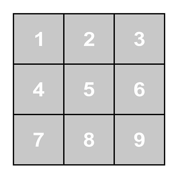 Fényképes kispárna 9 képpel