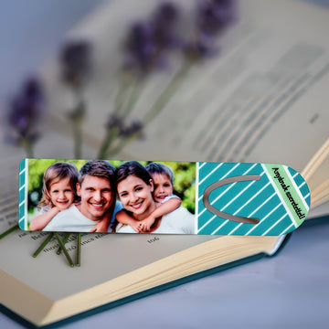 Fényképes könyvjelző felirattal