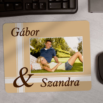 Neves-fényképes egérpad