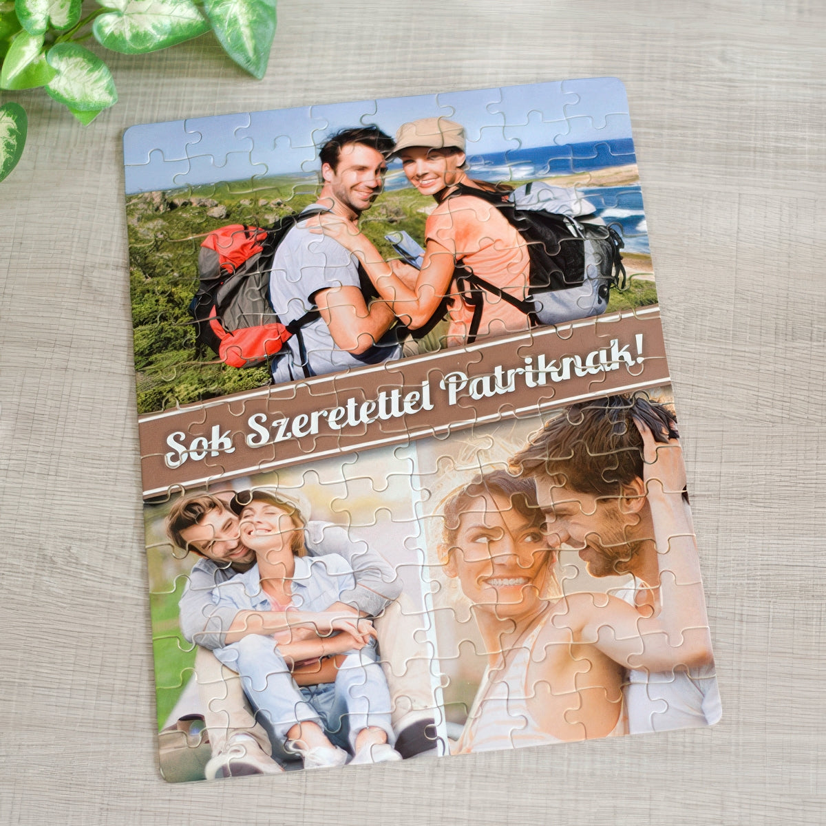 Fényképes puzzle - A4, 3 képpel, 96 db