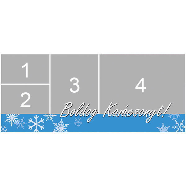 Karácsonyi fényképes bögre