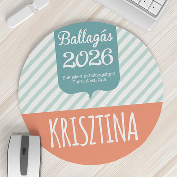 Ballagási kör alakú egérpad