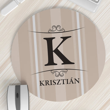 Kör alakú csíkos egérpad névvel