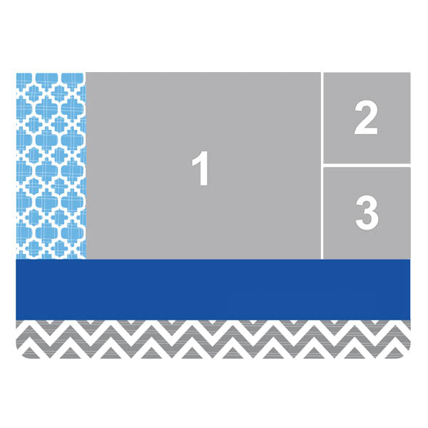 Megérkeztem fotópanel - kék