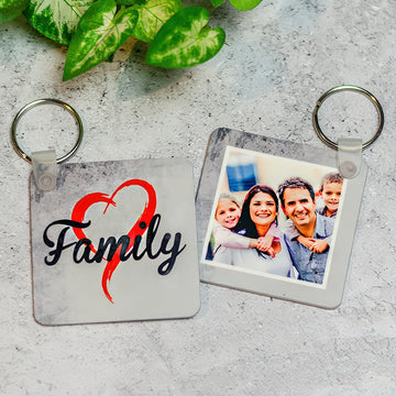 Fényképes kulcstartó - Family