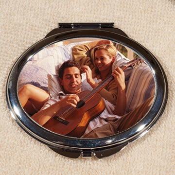 Ovális fényképes sminktükör