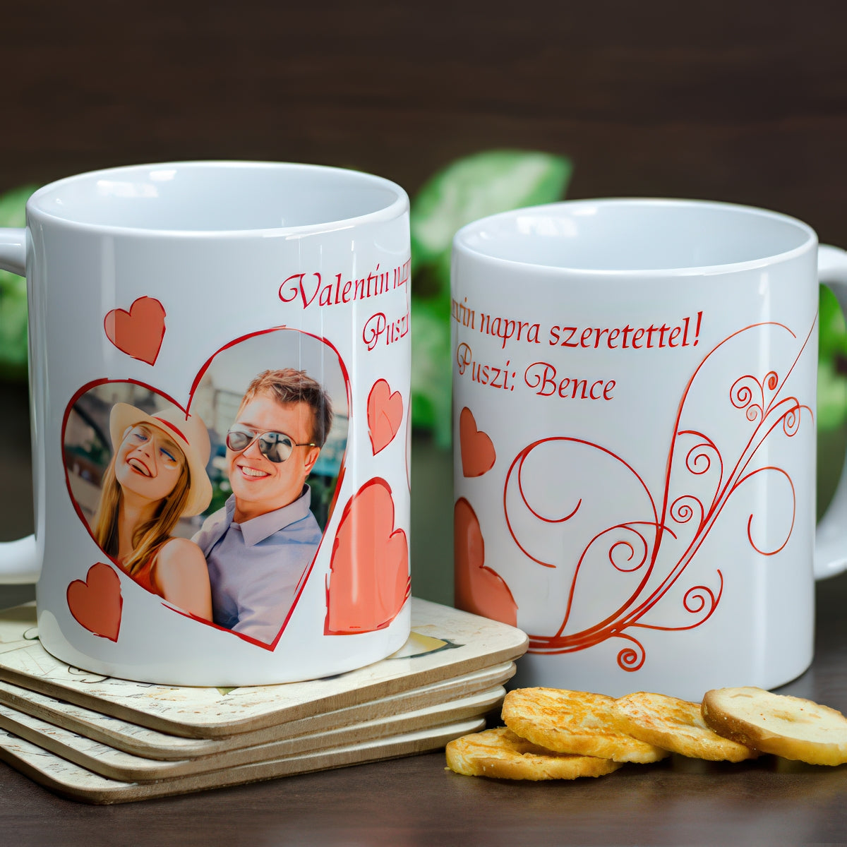 Csupaszív fényképes bögre